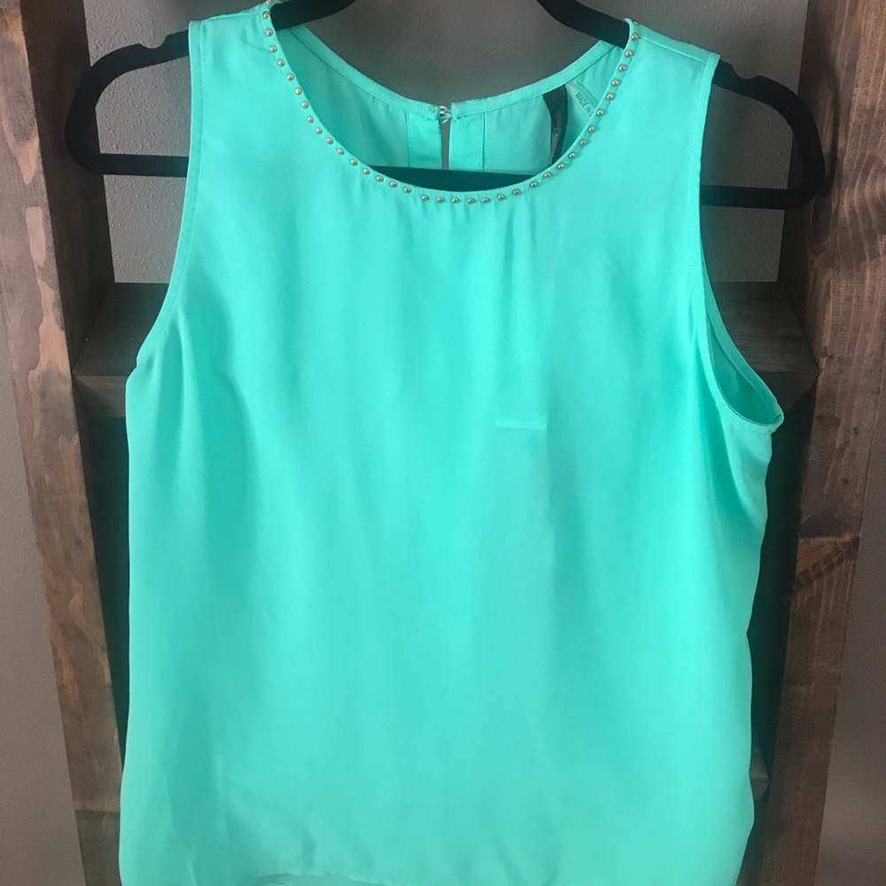 Stitch Fix Renee C - Stud detailed split back tank